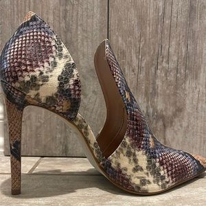 Steve Madden Snake Print Stiletto